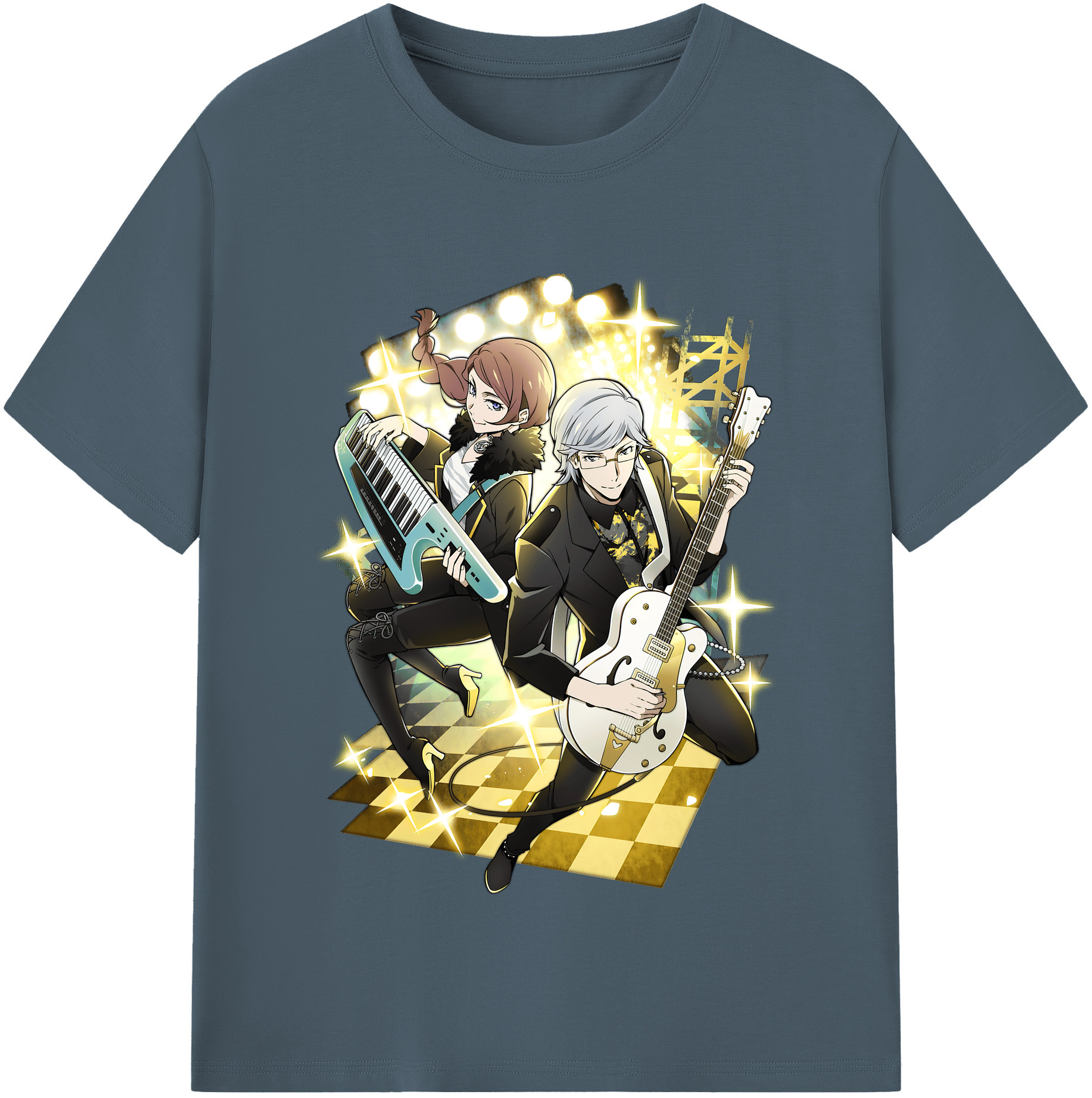 （画像用） 文豪ストレイドッグス Bungo Stray Dogs 綿100％半袖Tシャツ（フロントプリント）